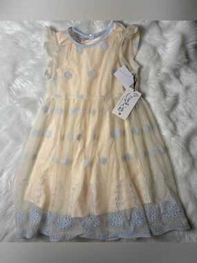Pippa & Julie Kids Floral Embroidered Dress